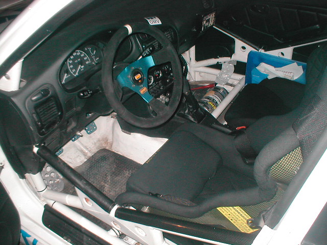 Cockpit des Mitsubishi Proton EVO 3