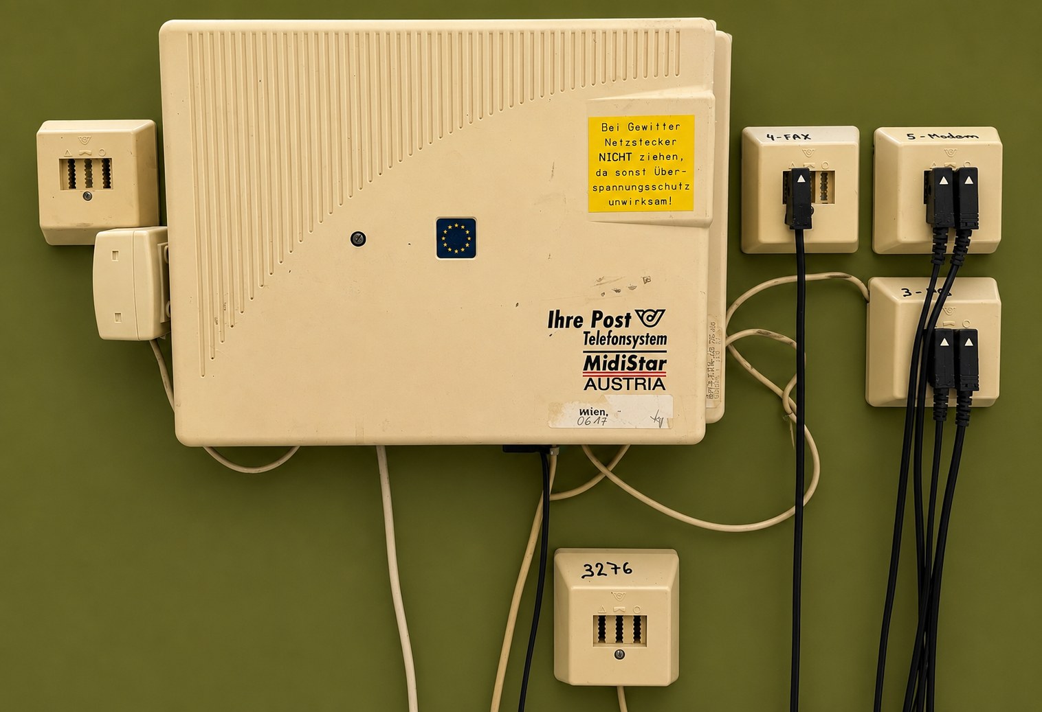 Zentrale MidiStar-Telefonanlage mit mehreren Anschlüssen